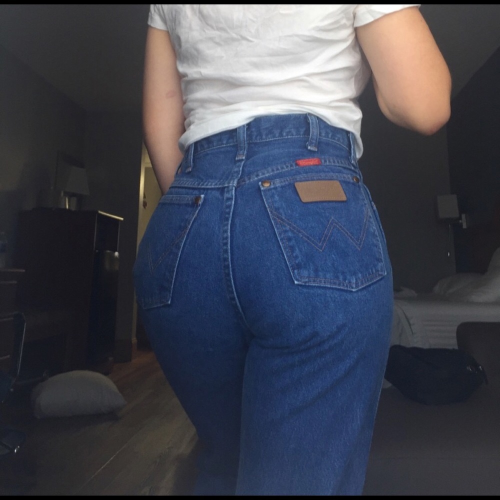 1980s Vintage Wrangler High Waisted Jeans